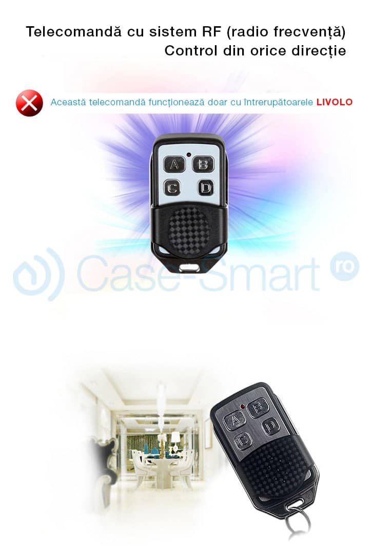 Telecomanda tip breloc Livolo — imaginea 6