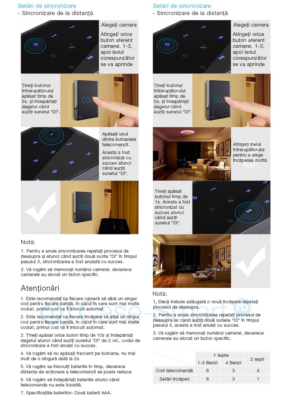 Telecomanda cu Touch Screen Livolo din sticla — imaginea 5