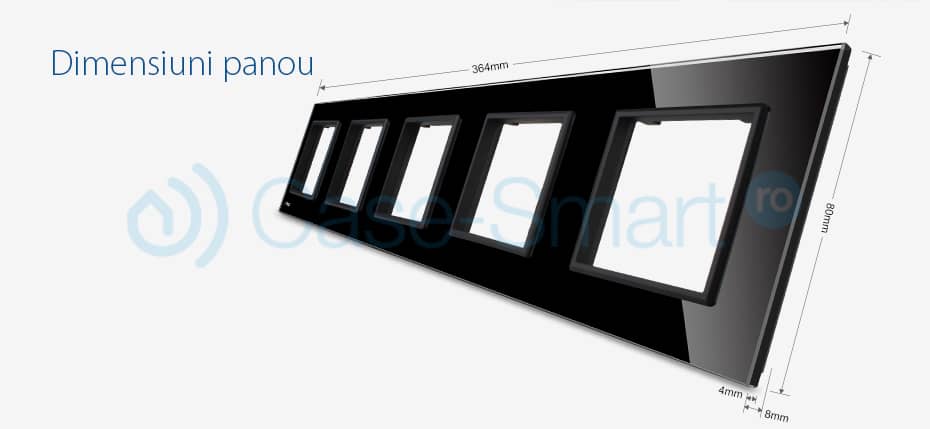 Rama cvintuplu din sticla Livolo — imaginea 2