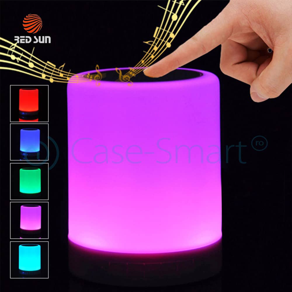 Boxa si lampa inteligenta portabila cu bluetooth Red Sun RS-WBSL-LV2016-RGB — imaginea 2