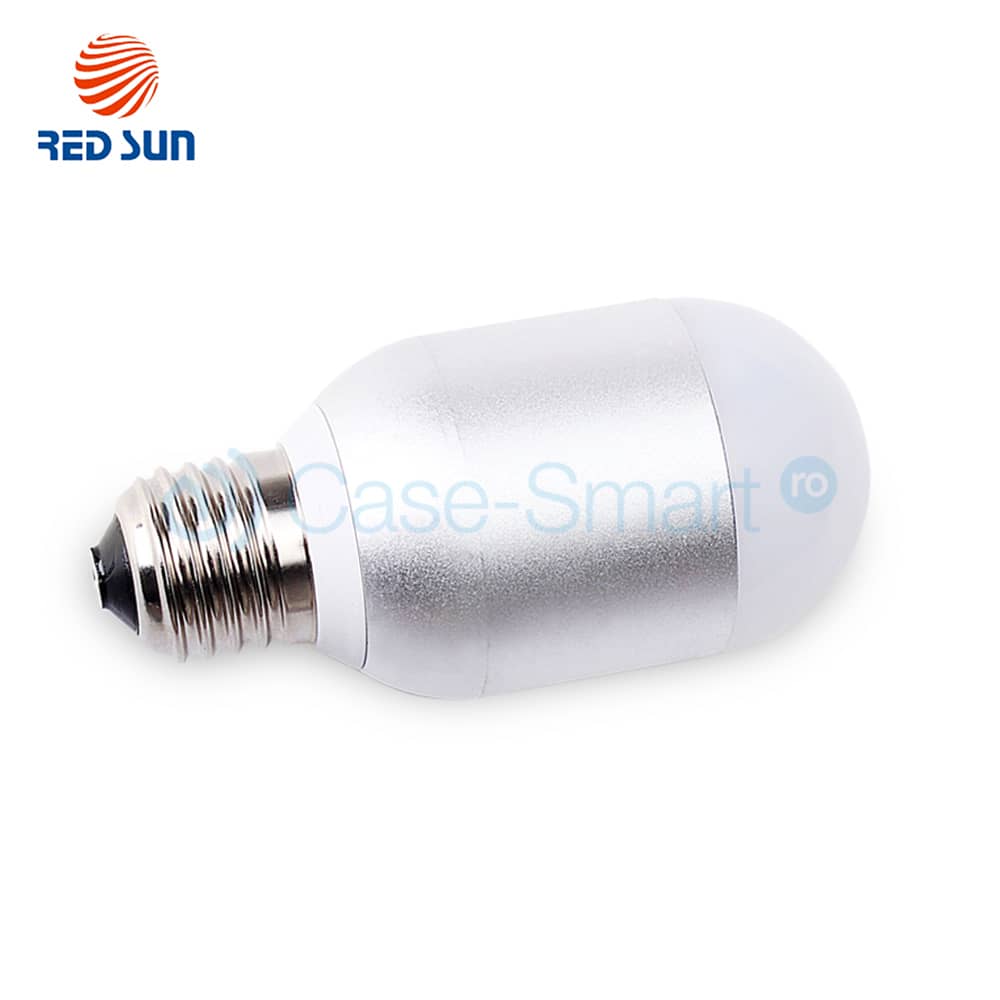 Bec LED wifi oval RGB Red Sun, control de pe aplicatie mobila Red Sun RS-P110-5W — imaginea 3