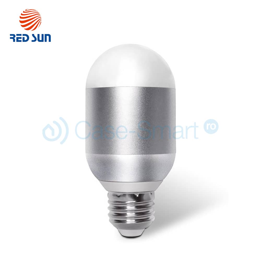 Bec LED wifi oval RGB Red Sun, control de pe aplicatie mobila Red Sun RS-P110-5W — imaginea 2
