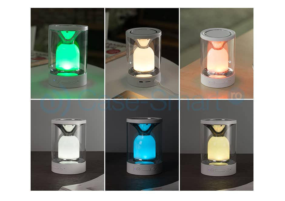 Lampa cu touch si boxa portabila RedSun RS-WBSL-C08 — imaginea 4