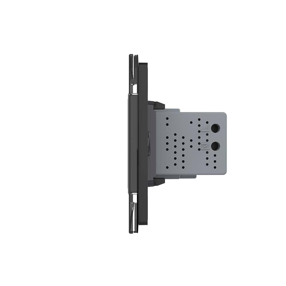 Priza simpla cu USB Livolo standard italian — imaginea 3