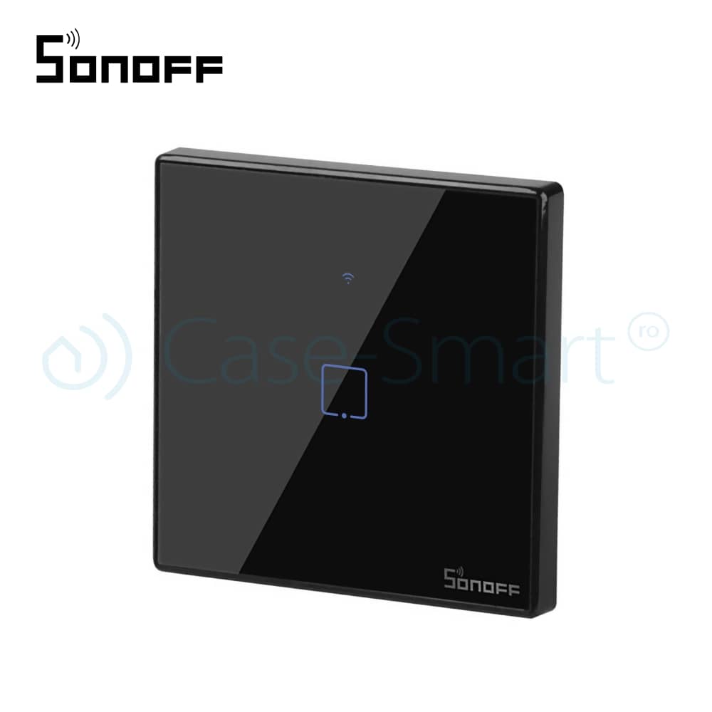 Intrerupator simplu cu touch Sonoff T3EU1C, Wi-Fi + RF, Control de pe telefonul mobil — imaginea 3