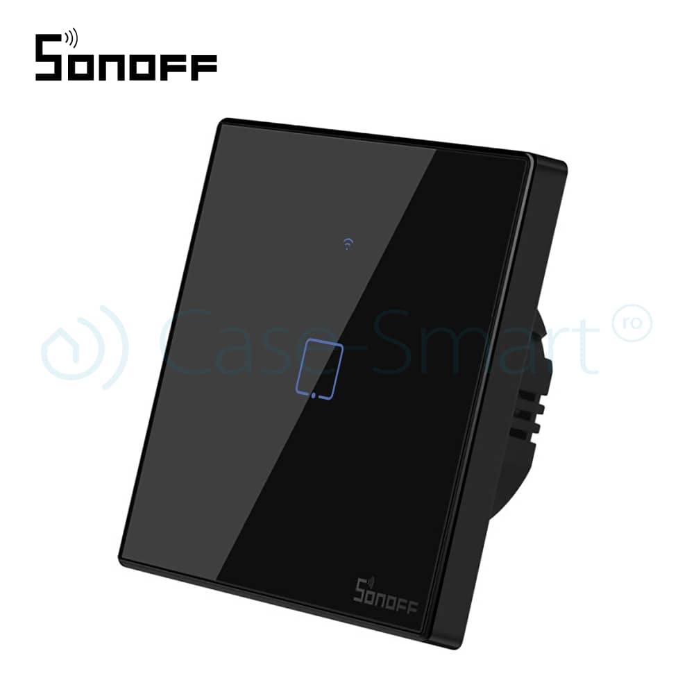 Intrerupator simplu cu touch Sonoff T3EU1C, Wi-Fi + RF, Control de pe telefonul mobil — imaginea 4