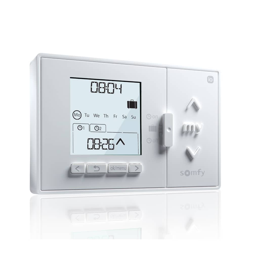 Ceas programabil Somfy Chronis IO, Alb, Smart, Wi-Fi, 5 Sloturi — imaginea 2