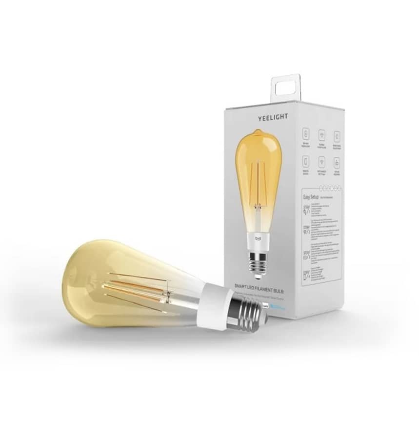 Bec Smart LED Yeelight ST64, Filament, 500 Lumeni, Wireless, E27, Control aplicatie — imaginea 4