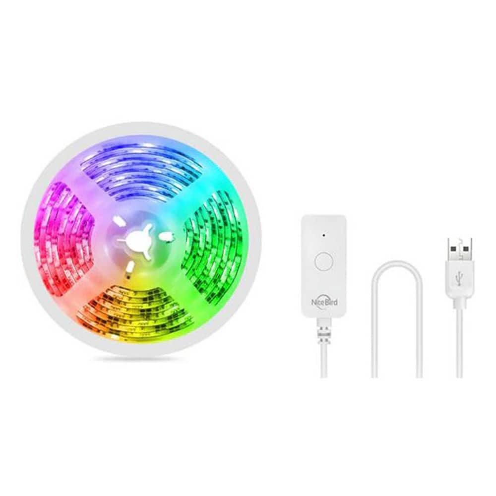 Kit Banda LED Smart NiteBird SL1, Wi-Fi, 2.8 Metri, Control prin aplicatie, Control vocal — imaginea 3