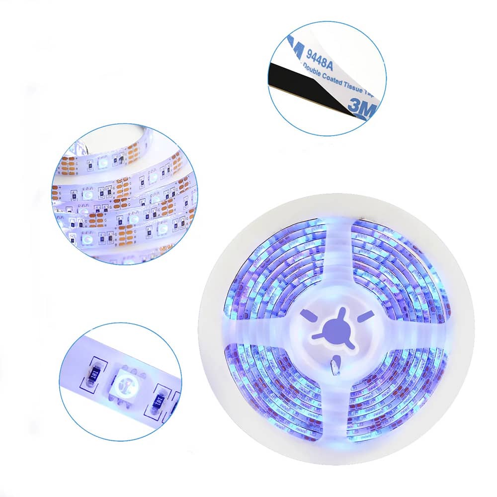Kit Banda LED Smart NiteBird SL1, Wi-Fi, 2.8 Metri, Control prin aplicatie, Control vocal — imaginea 4