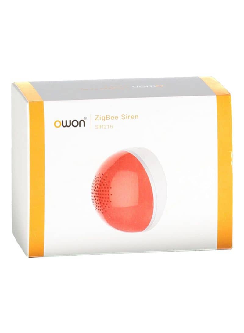 Sirena inteligenta Owon, Control aplicatie, Integrare ZigBee, 95 dB, Baterie rezerva 700 mAh — imaginea 3