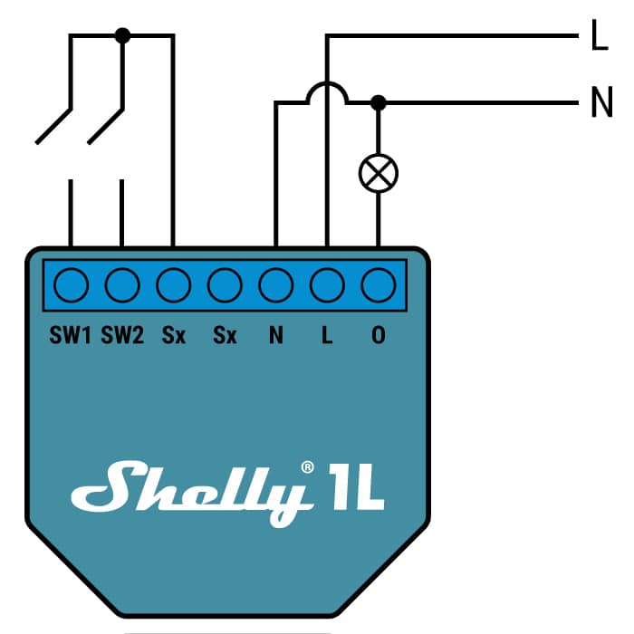 Releu inteligent pentru automatizari Shelly 1L, Wi-Fi, 20 W, Control aplicatie, Compatibil cu Amazon Alexa & Google Assistant — imaginea 6