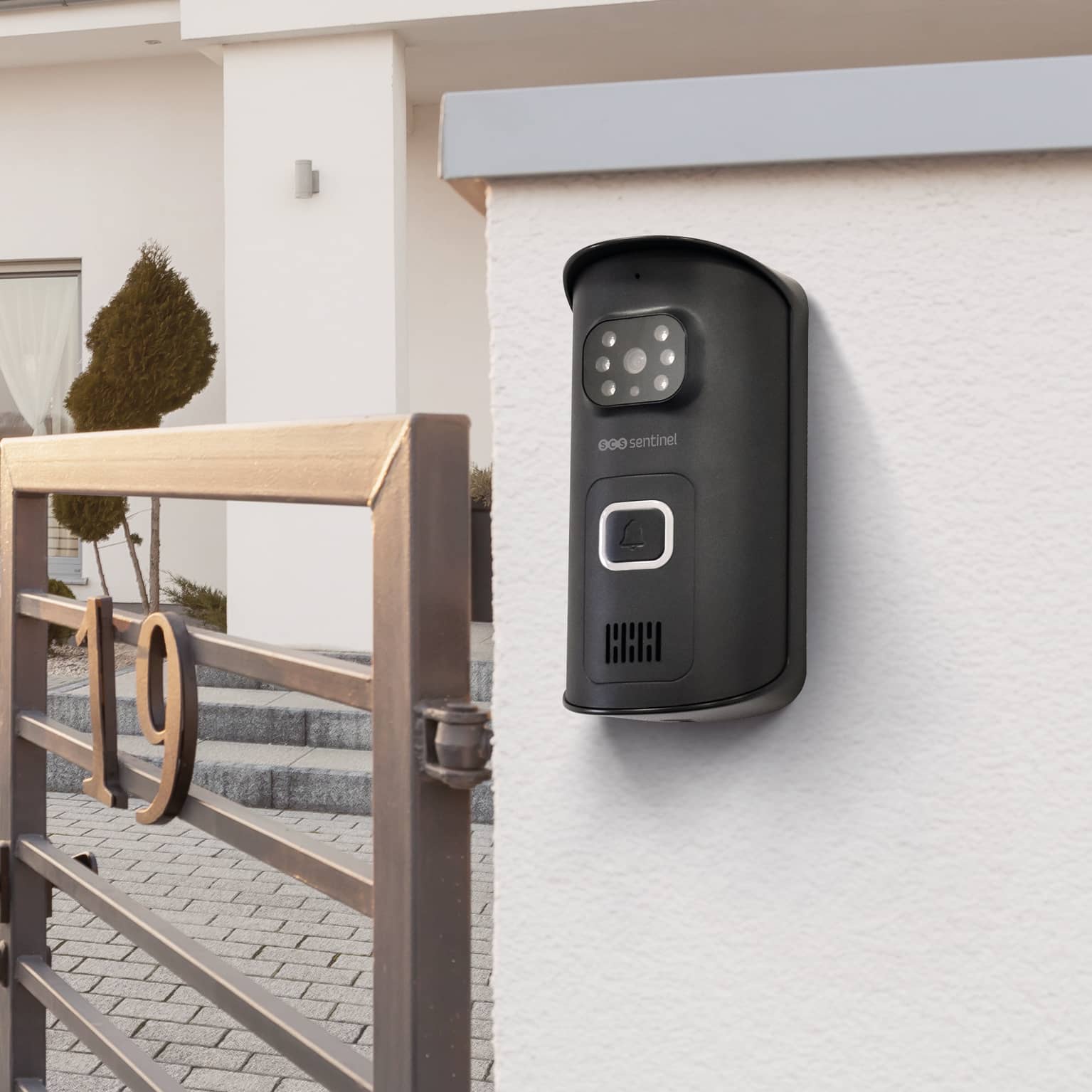Videointerfon wireless SCS Sentinel Airvisio 200, Ecran 7 inch, Inregistrare video & Captura foto, Distanta transmisie 200 m — imaginea 2