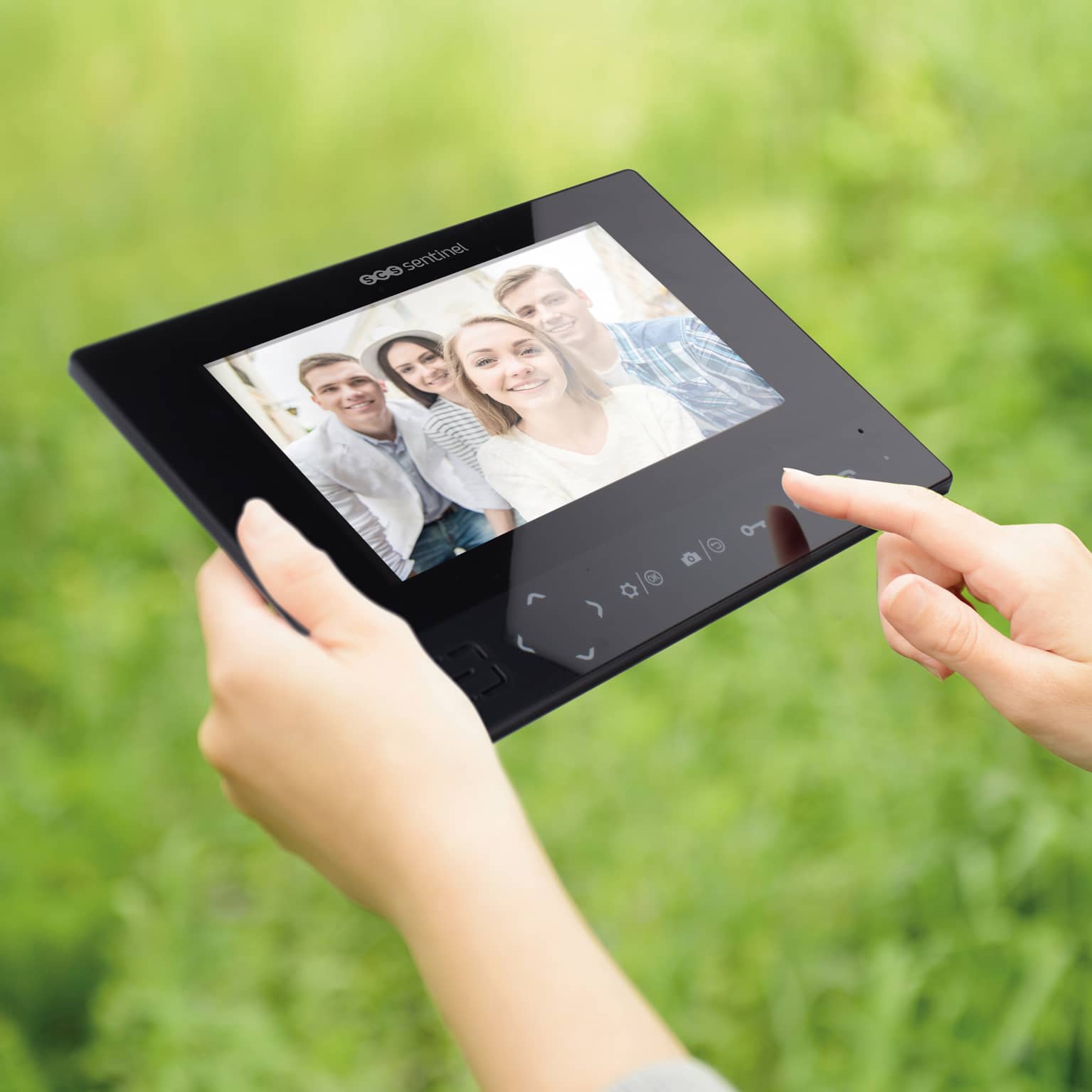 Videointerfon wireless SCS Sentinel Airvisio 200, Ecran 7 inch, Inregistrare video & Captura foto, Distanta transmisie 200 m — imaginea 3
