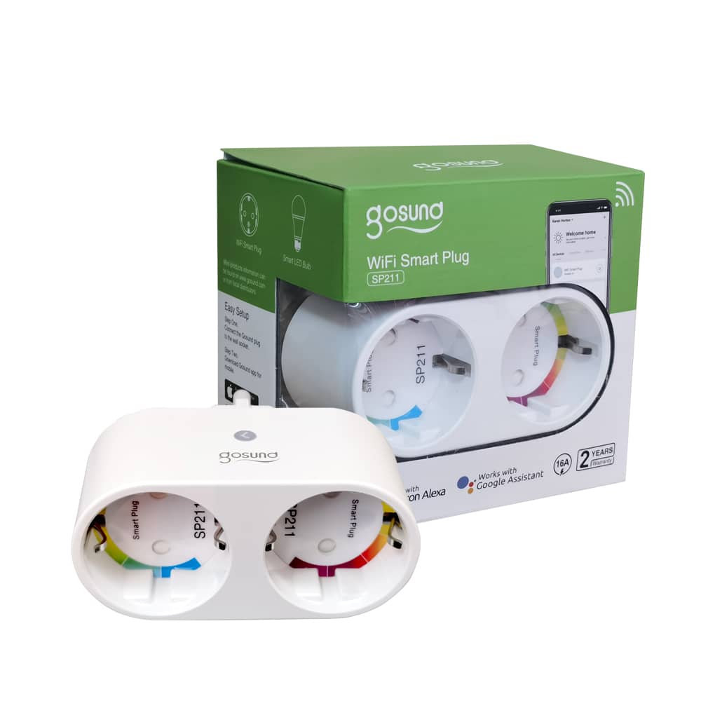 Priza smart dubla Gosund SP211, Control prin aplicatie, Programare si timer Putere max. 3680 W, Curent 16 A — imaginea 5