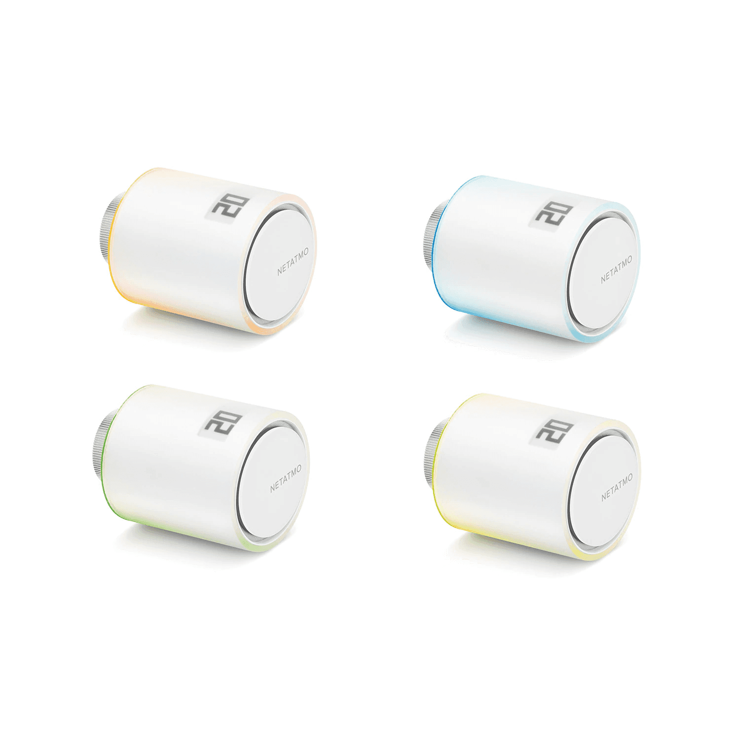Cap termostat Netatmo, Wi-Fi, Control aplicatie, Programare, 4 Culori interschimbabile — imaginea 3
