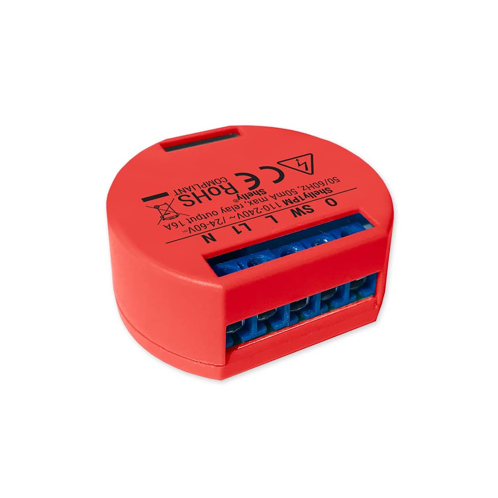Releu inteligent pentru automatizari Shelly 1PM, Wi-Fi, 16 A, Control aplicatie, Compatibil cu Amazon Alexa & Google — imaginea 1