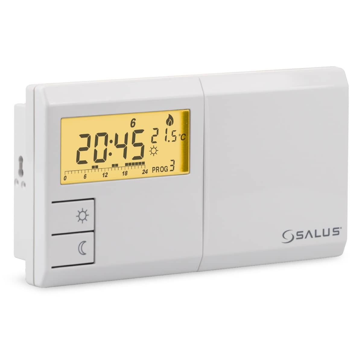 Termostat programabil cu fir Salus 091FL, Afisaj LCD, 9 Programe, Economisire energie pana la 30 % — imaginea 1