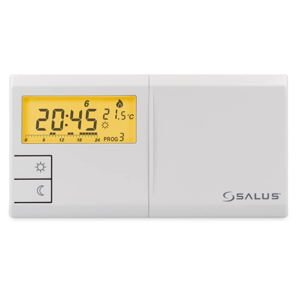 Termostat programabil cu fir Salus 091FL, Afisaj LCD, 9 Programe, Economisire energie pana la 30 % — imaginea 2