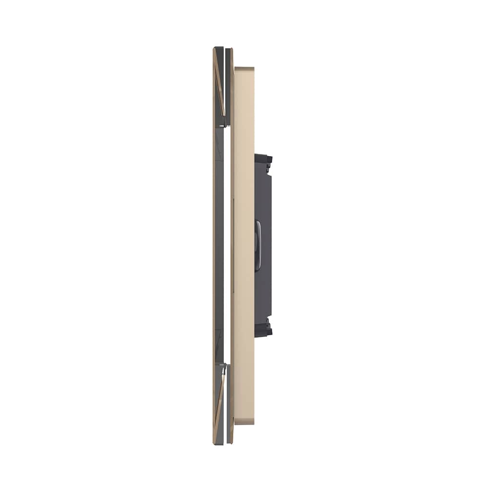 Panou intrerupator triplu cu touch Livolo din sticla, standard Italian - Serie noua — imaginea 3