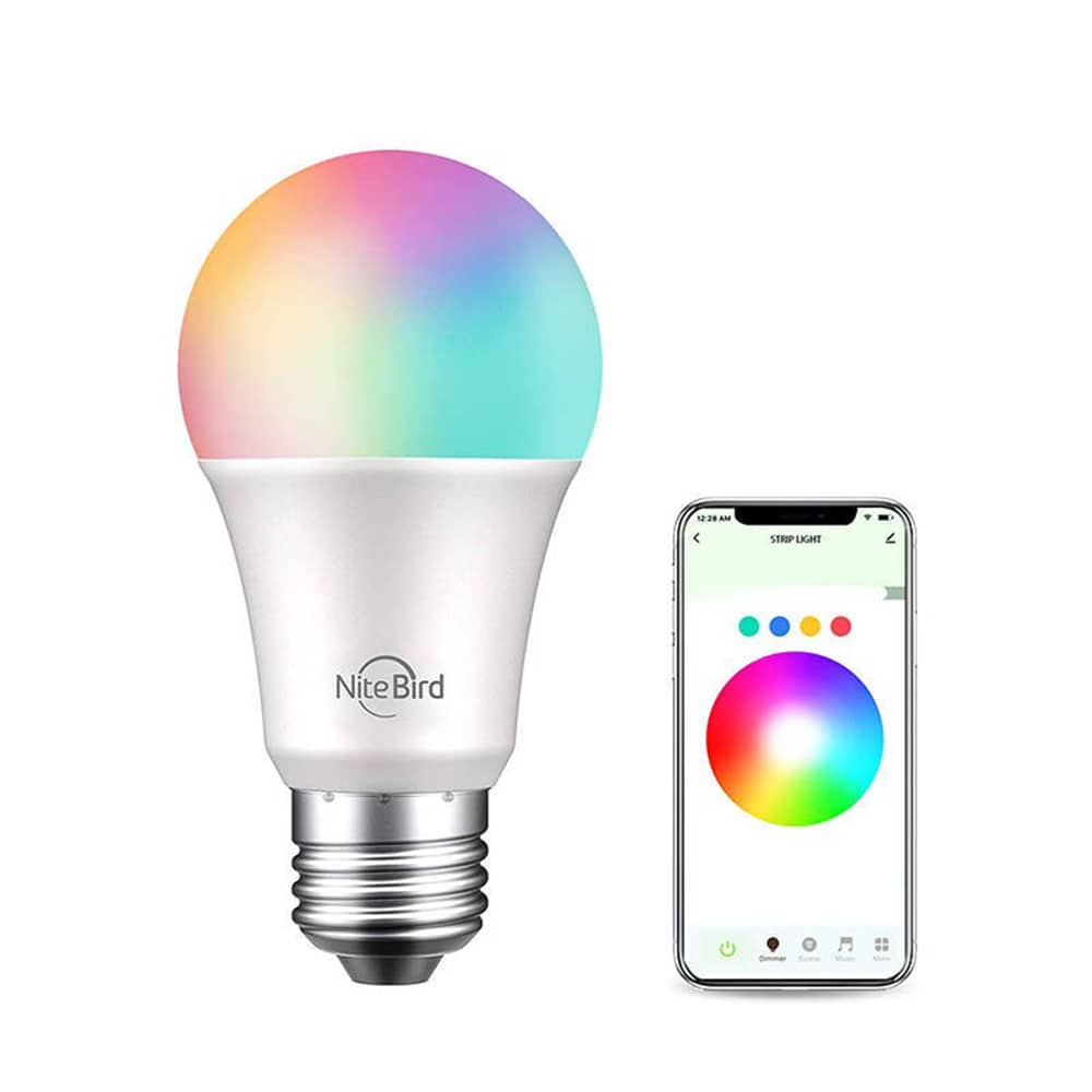 Bec inteligent LED Gosund Nite Bird WB4, Iluminare RGB, Soclu E27, 800 Lumeni, Control aplicatie — imaginea 4