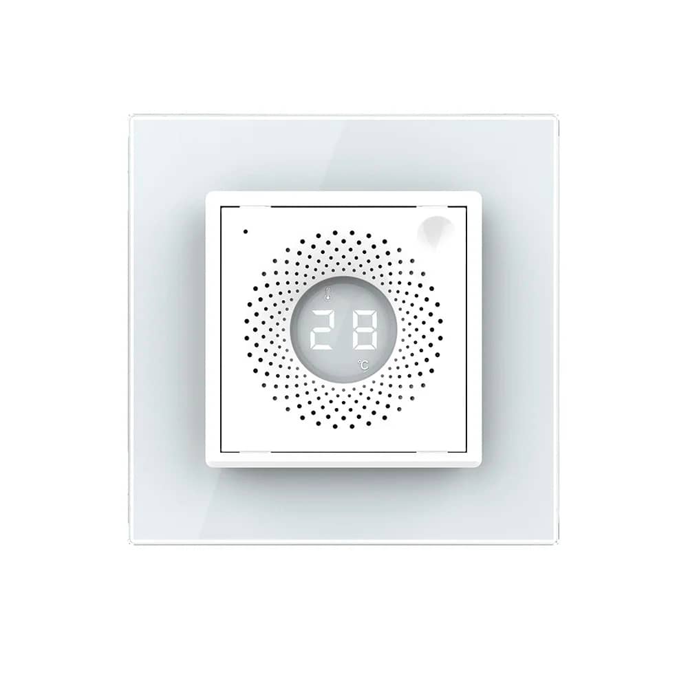 Senzor de Temperatura si Umiditate Livolo cu Rama din Sticla, Protocol Zigbee — imaginea 2