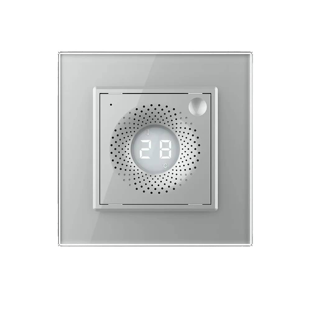 Senzor de Temperatura si Umiditate Livolo cu Rama din Sticla, Protocol Zigbee — imaginea 2