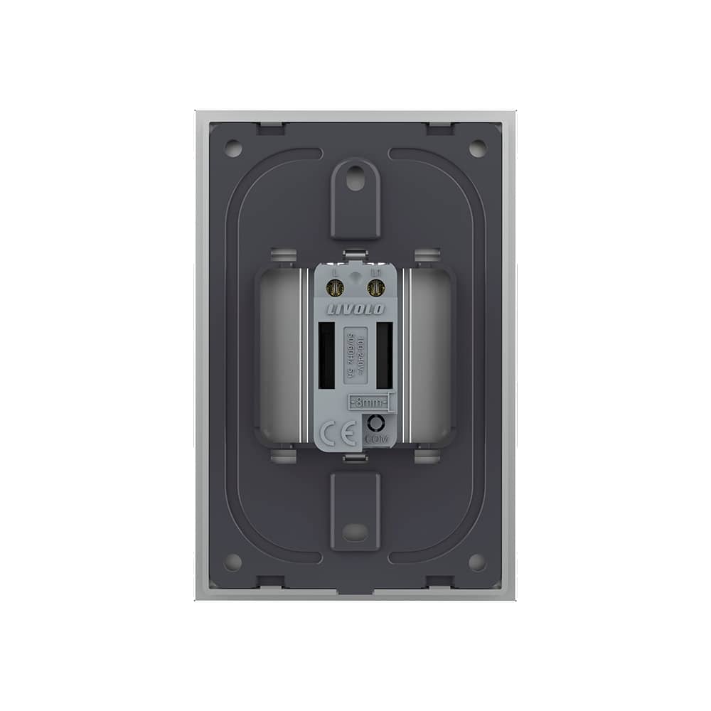 Intrerupator Simplu cu Touch Livolo cu Rama Din Sticla 1M, Zigbee EC — imaginea 4