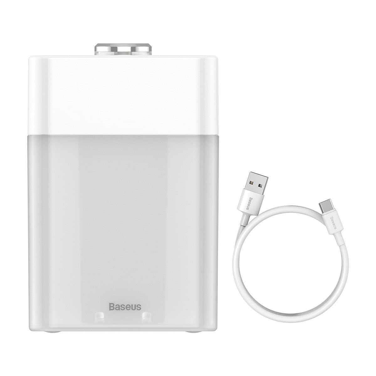 Umidificator Baseus Time Magic, Capacitate 550 mL, Alimentare Type-C, Alb — imaginea 5