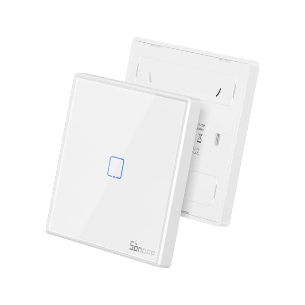 Telecomanda Sonoff T2EU1C-RF cu 1 canal, 433 MHz, Semnal RF, Alb — imaginea 3
