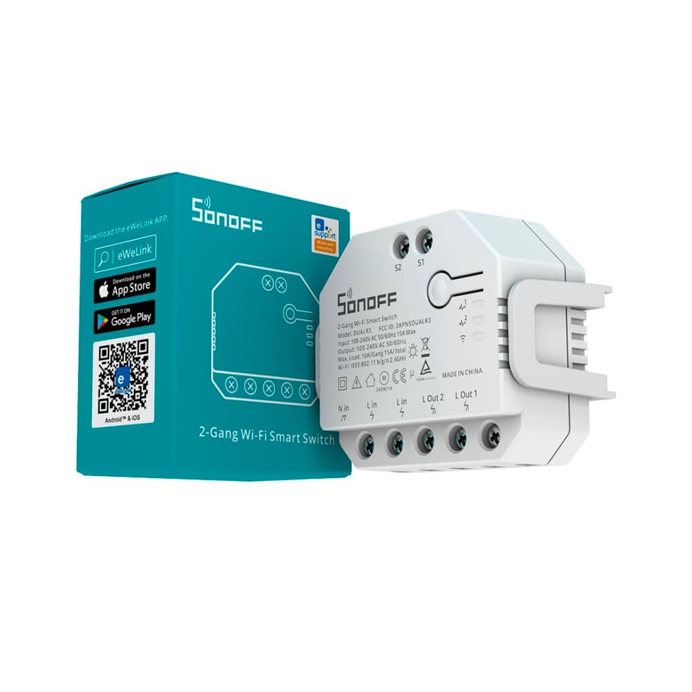 Releu Sonoff Dual R3 cu 2 canale, Programari, Wi-Fi 2.4 GHz, Contor energie — imaginea 5