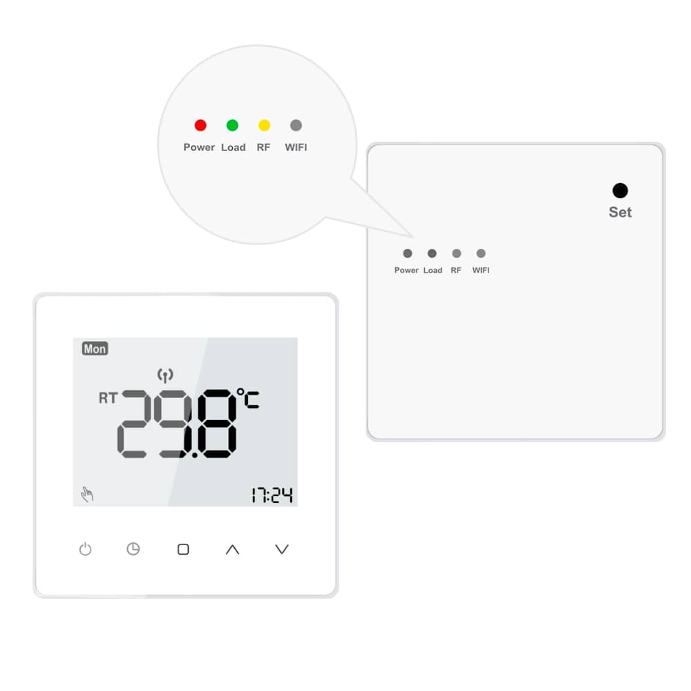 Termostat Luxion TP608RF cu receiver pentru centrala termica pe gaz sau electrica, Programari, Anti-inghet — imaginea 7