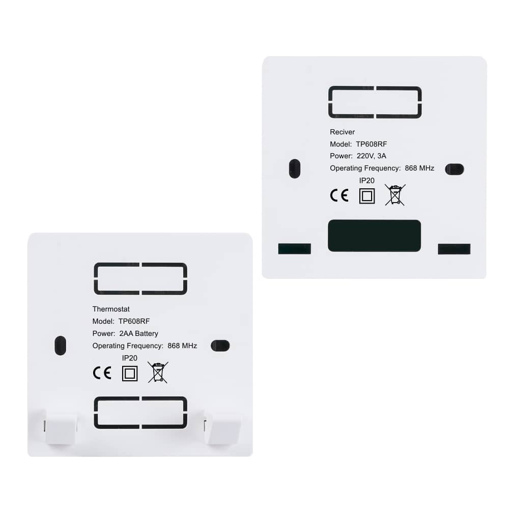 Termostat Luxion TP608RF cu receiver pentru centrala termica pe gaz sau electrica, Programari, Anti-inghet — imaginea 8