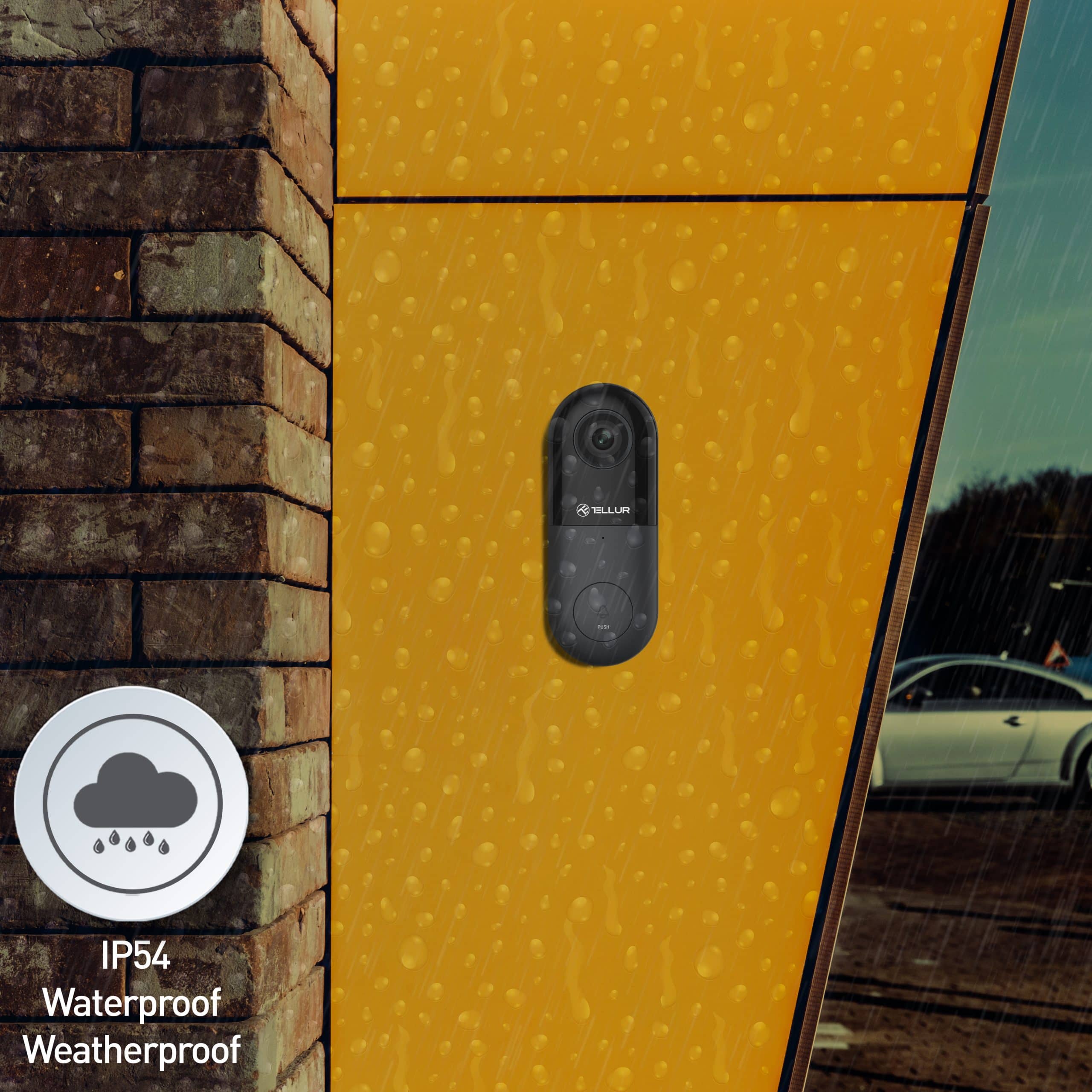 Videointerfon Tellur, Rezolutie 1080P, Infrarosu 130°, Wi-Fi, Slot microSD — imaginea 9