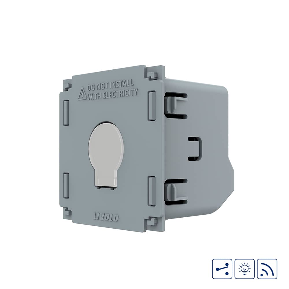 Modul Intrerupator Simplu Cap Scara / Cruce cu Variator, Wireless si Touch LIVOLO - Serie Noua