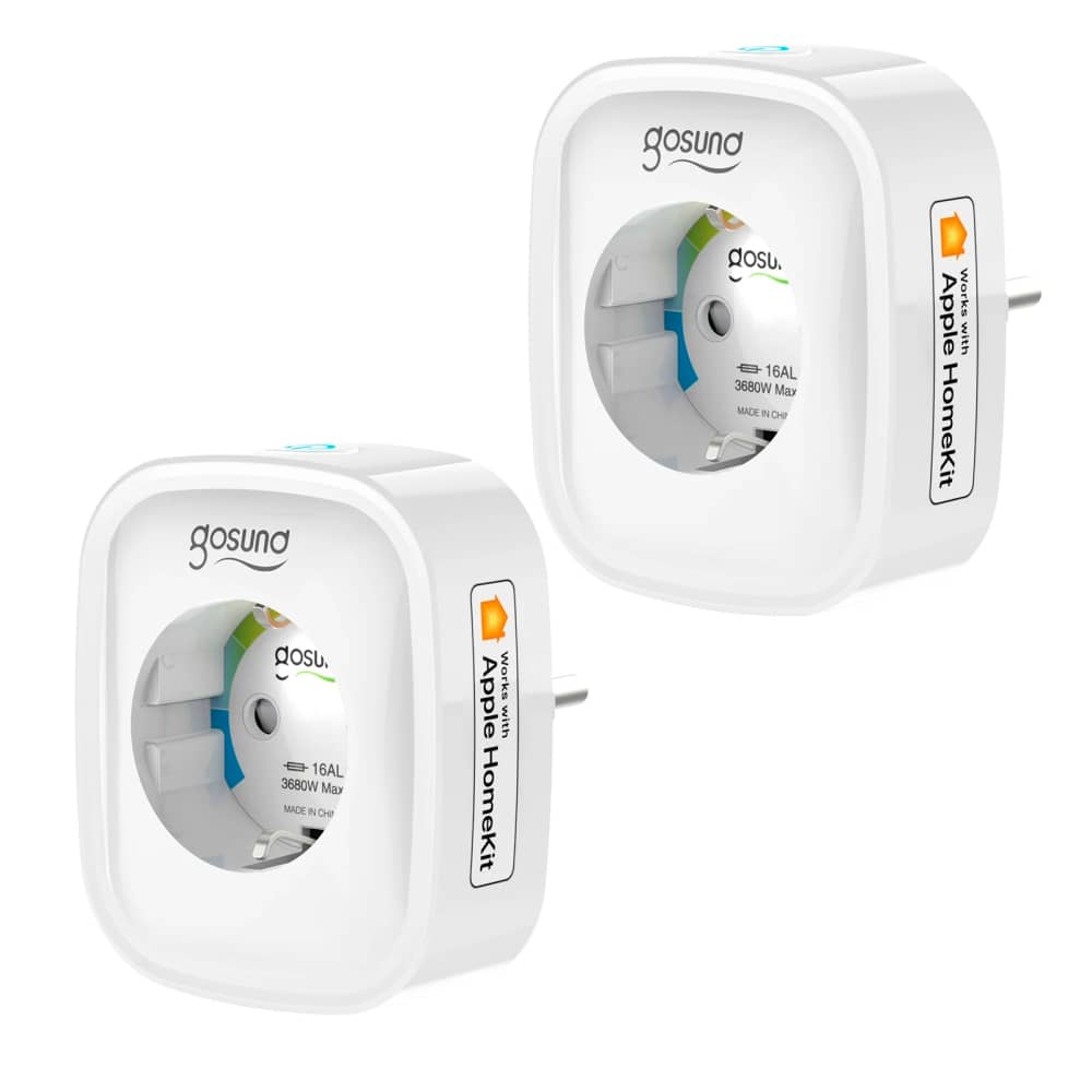 Pachet 2 prize smart Gosund SP1-C cu Wi-Fi, Control vocal, 3680 W, 16 A - Resigilat — imaginea 1