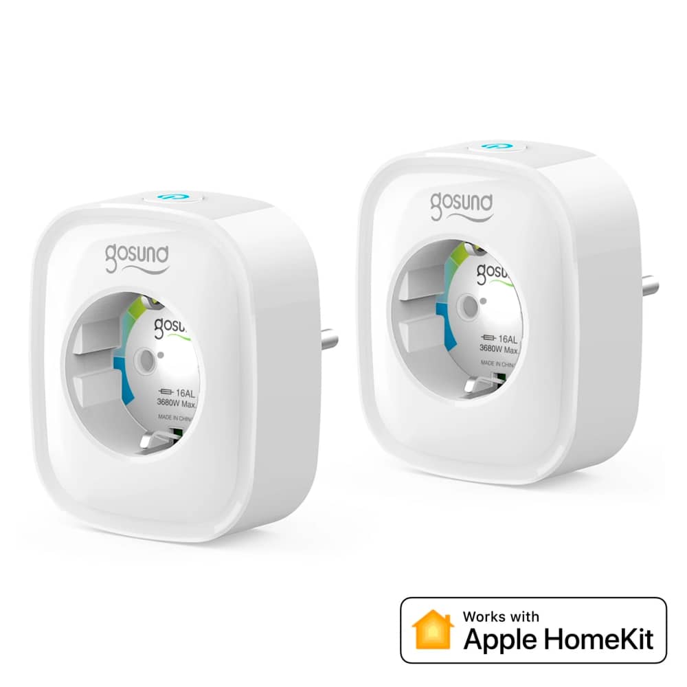 Pachet 2 prize smart Gosund SP1-C cu Wi-Fi, Control vocal, 3680 W, 16 A - Resigilat — imaginea 2