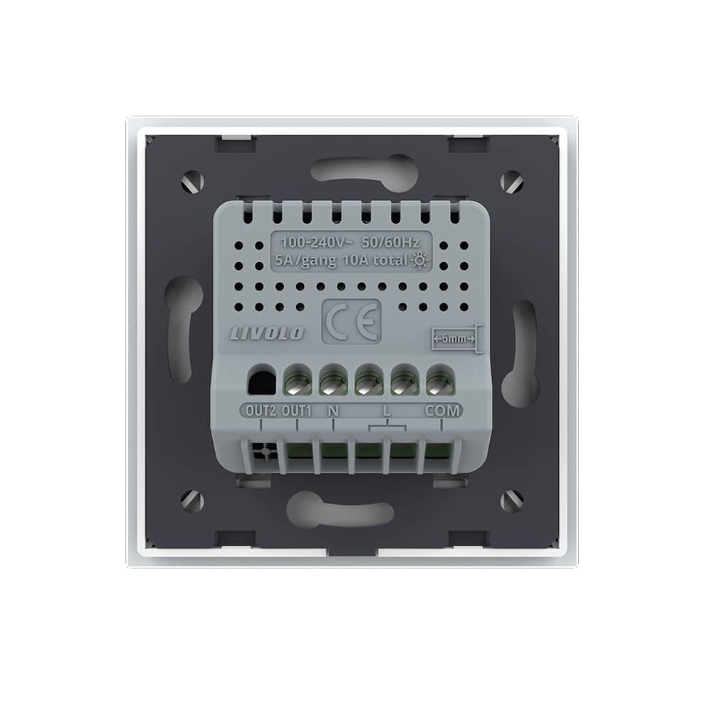 Intrerupator Simplu Cap / Cruce Wi-Fi cu Touch LIVOLO – Serie Noua — imaginea 4