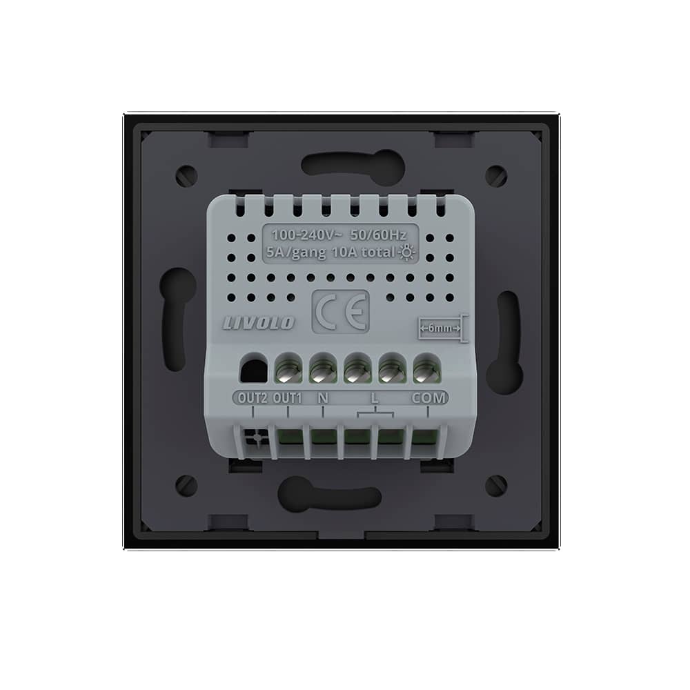 Intrerupator Simplu Cap / Cruce Wi-Fi cu Touch LIVOLO – Serie Noua — imaginea 4