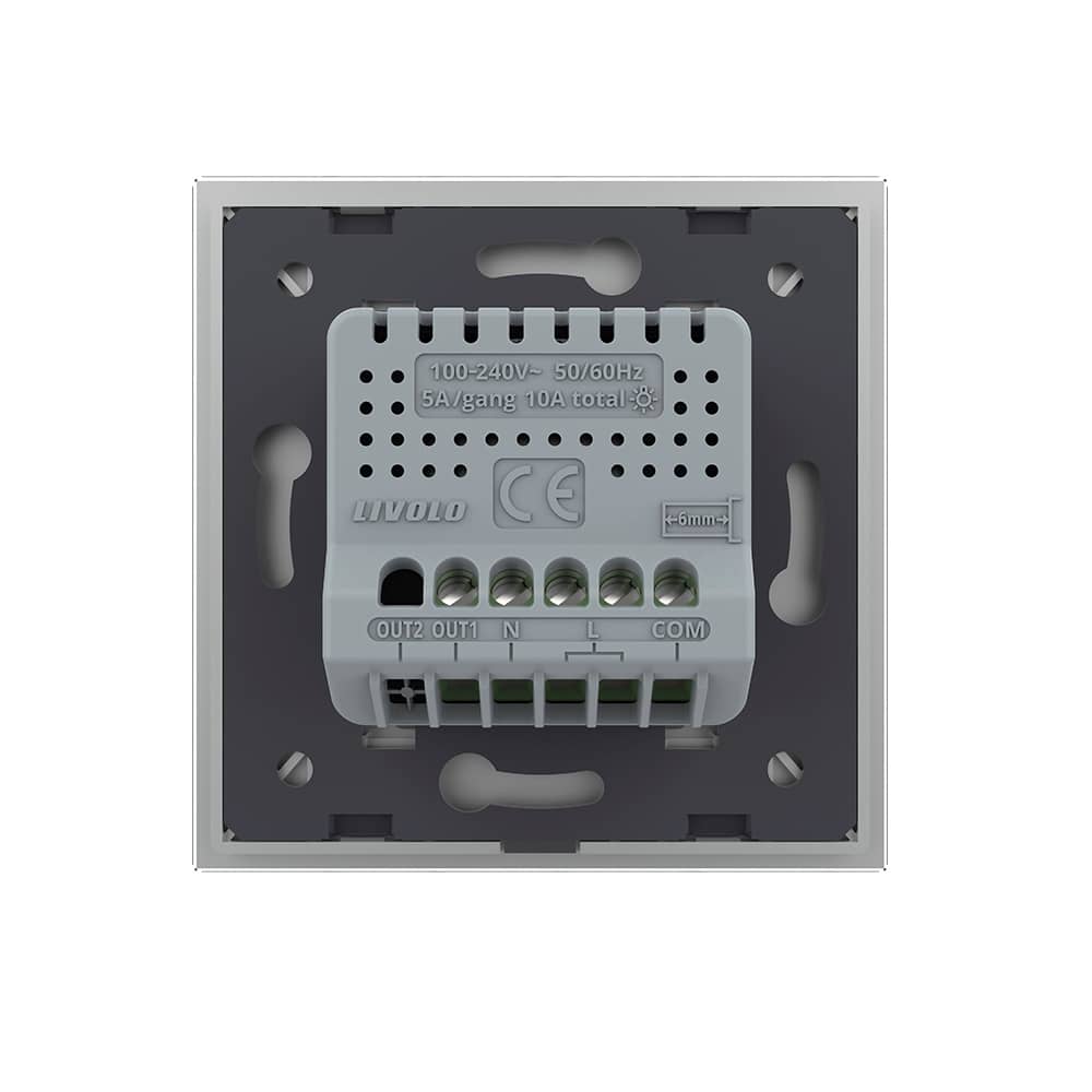 Intrerupator Simplu Cap / Cruce Wi-Fi cu Touch LIVOLO – Serie Noua — imaginea 4