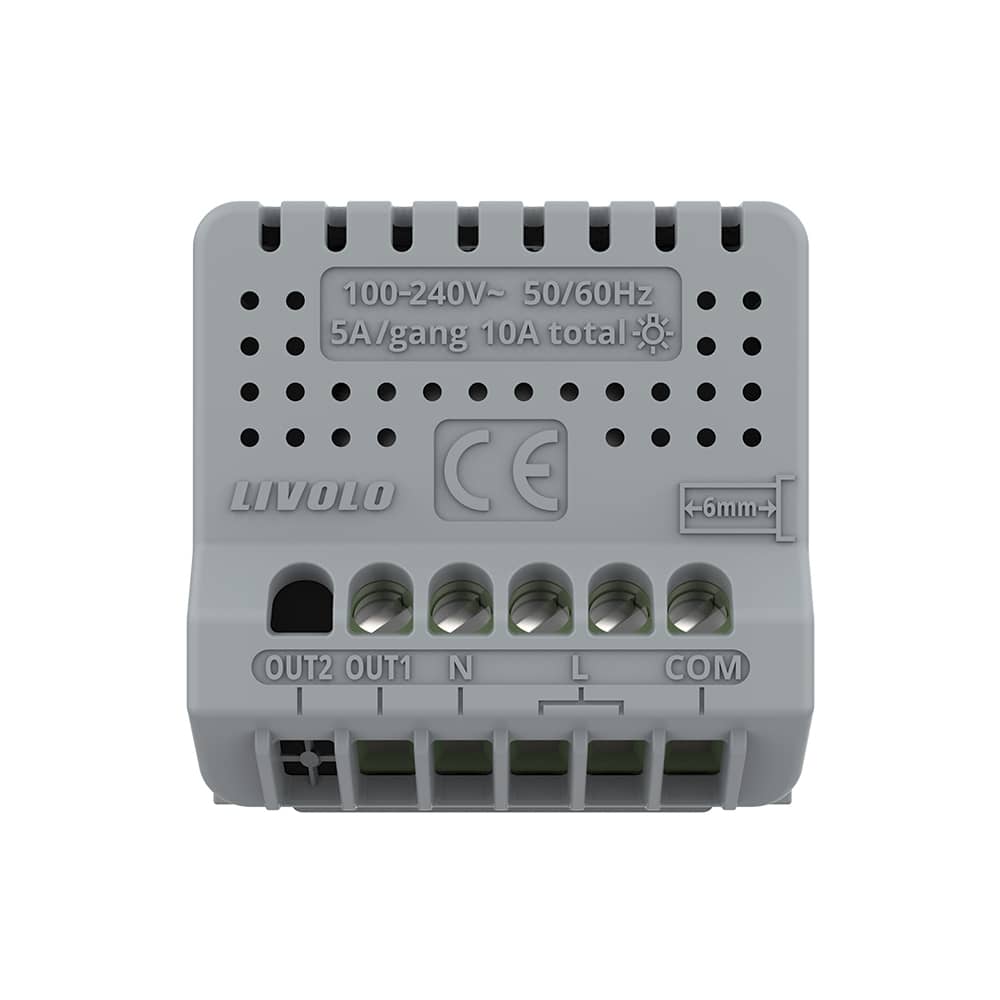 Modul Intrerupator Simplu Cap Scara / Cruce Wi-Fi cu Touch LIVOLO – Serie Noua — imaginea 4