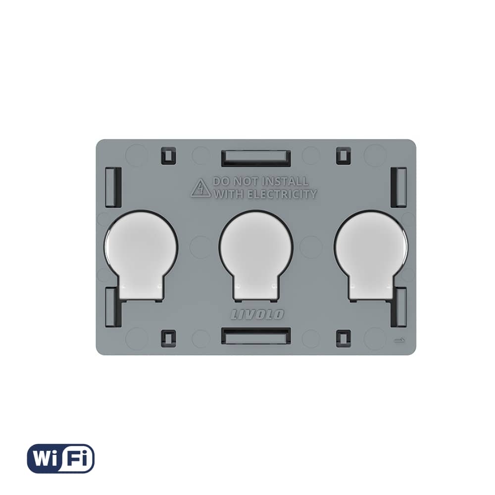 Modul Intrerupator Triplu Wi-Fi cu Touch LIVOLO – Serie Noua — imaginea 1