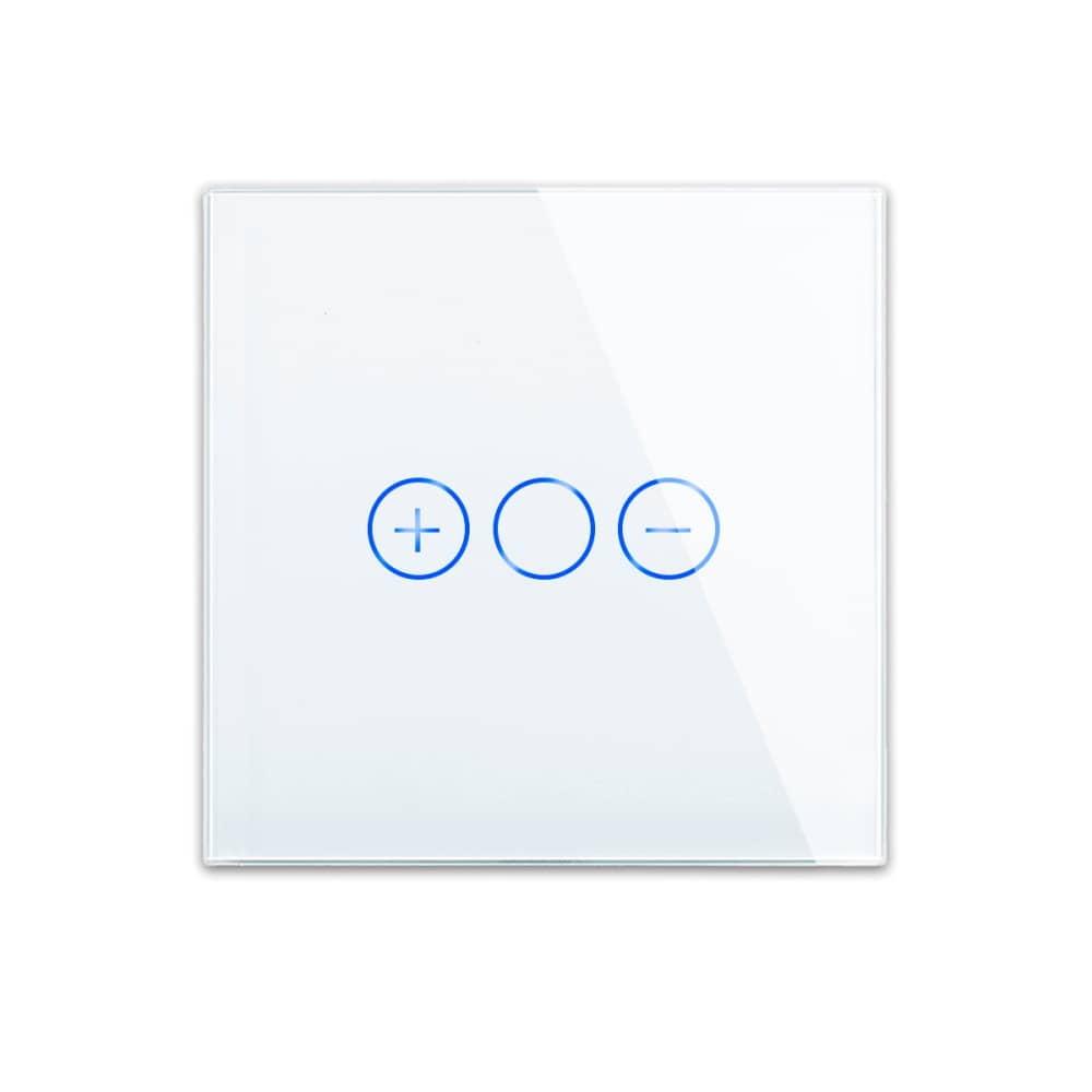 Intrerupator Simplu cu Variator cu Touch din Sticla LUXION, protocol Zigbee — imaginea 2