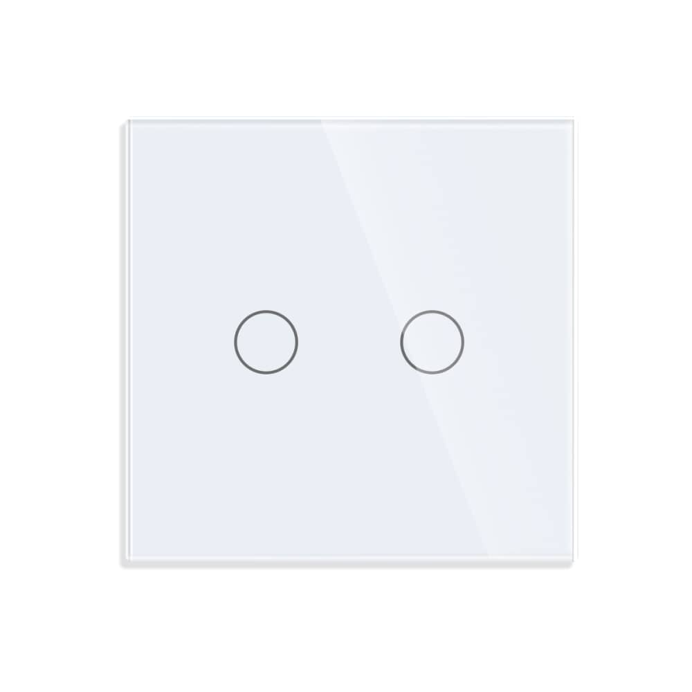 Intrerupator Dublu cu Variator si Touch din Sticla LUXION — imaginea 2