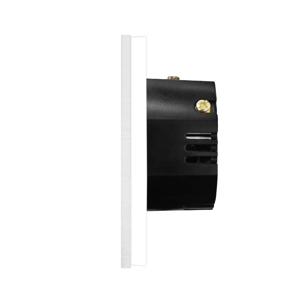 Intrerupator Dublu Cap Scara / Cruce cu Touch din Sticla si Rama de Aluminiu LUXION, Serie A — imaginea 3