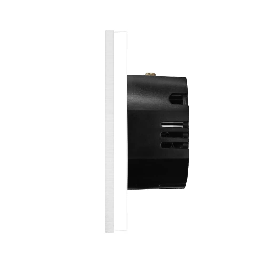 Intrerupator Dublu cu Variator si Touch din Sticla si Rama de Aluminiu LUXION, RF433 — imaginea 3