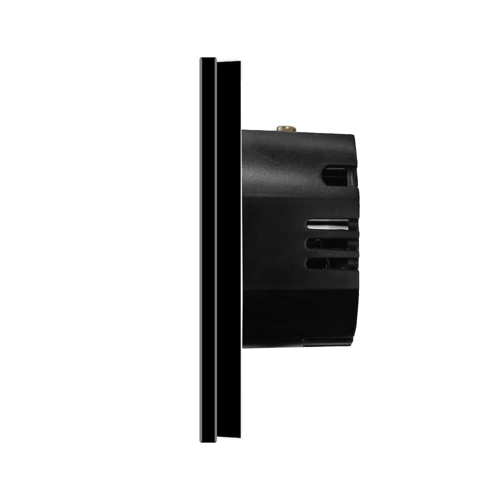 Intrerupator Dublu cu Touch din Sticla si Rama de Aluminiu LUXION, RF433 — imaginea 3