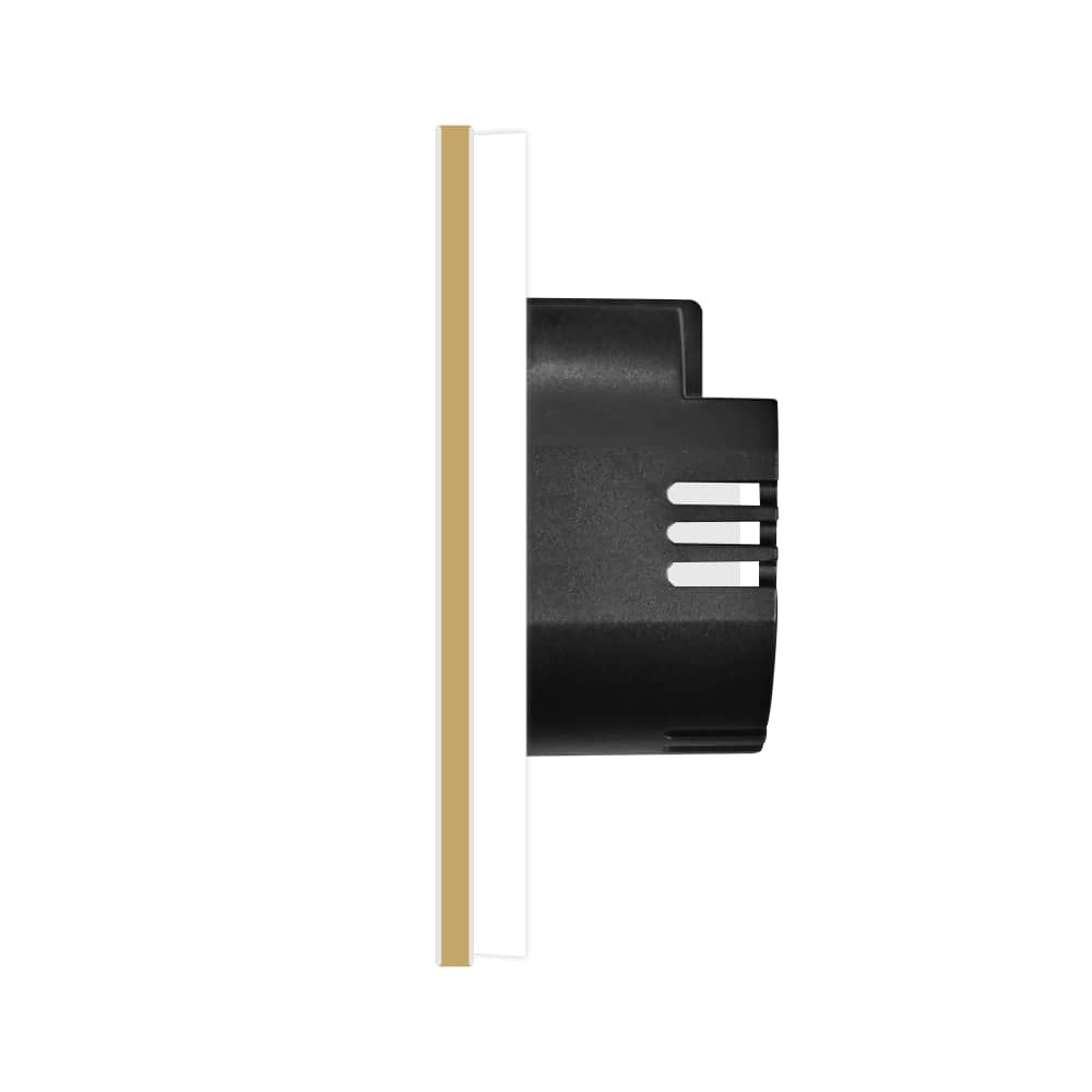Intrerupator Simplu cu Touch din Sticla si Rama de Aluminiu LUXION, 500W — imaginea 3