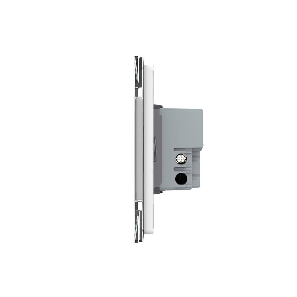 Intrerupator Triplu Wi-Fi cu Touch LIVOLO, standard italian – Serie Noua, Alb — imaginea 3