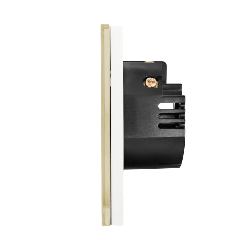 Intrerupator Simplu cu Variator cu Touch din Sticla LUXION, protocol Zigbee — imaginea 3